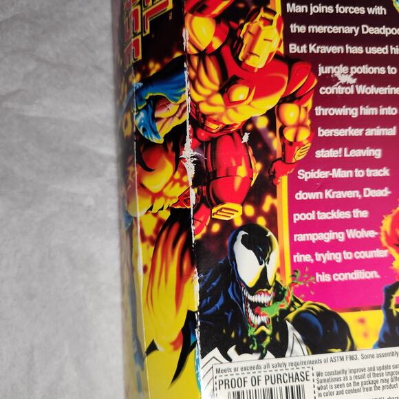 Toy Biz Vintage 10" She-Hulk Poseable Figure W/ Accessory Marvel 1997 Sealed - Picture 4 of 8